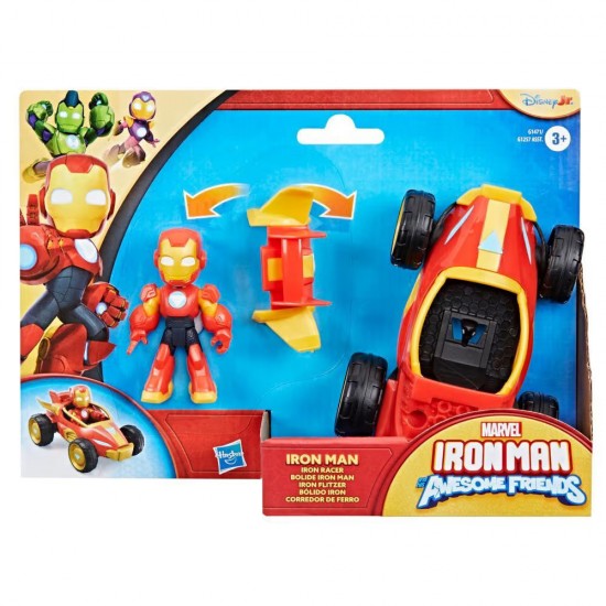 Hasbro Marvel: Iron Man And His Awesome - Iron Man Iron Racer Vehicle (G1471)