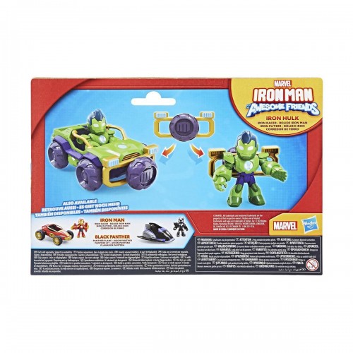 Hasbro Marvel: Iron Man And His Awesome Friends - Iron Hulk Iron Racer Vehicle (G1472)