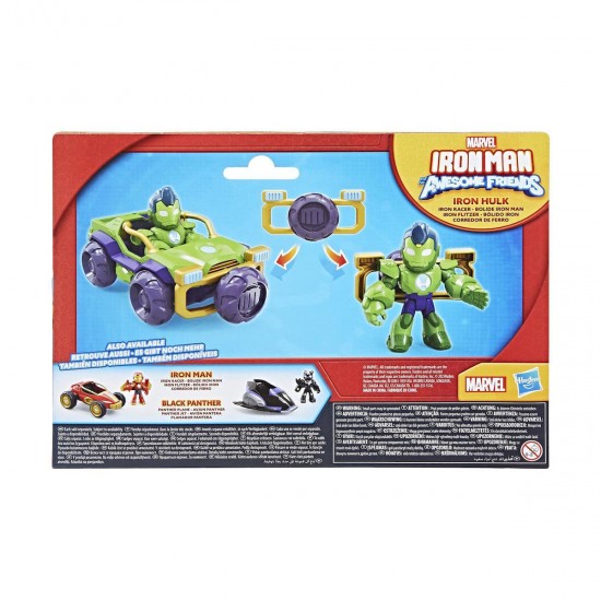 Hasbro Marvel: Iron Man And His Awesome Friends - Iron Hulk Iron Racer Vehicle (G1472)