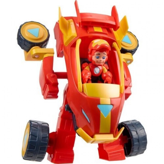 Hasbro Marvel Iron Man And His Awesome Friends: Iron Man 2 in 1 Mech Suit & Vehicle - Figure & Vehicle (G1474)