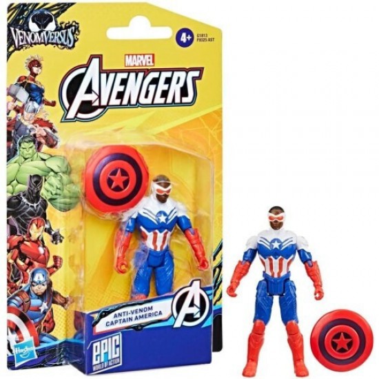 Hasbro Marvel Avengers: Venom Versus - Anti-Venom Captain America Action Figure (G1813)