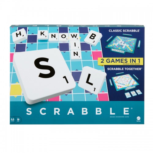 Mattel Νέο Scrabble 2 σε 1 (HXW06)