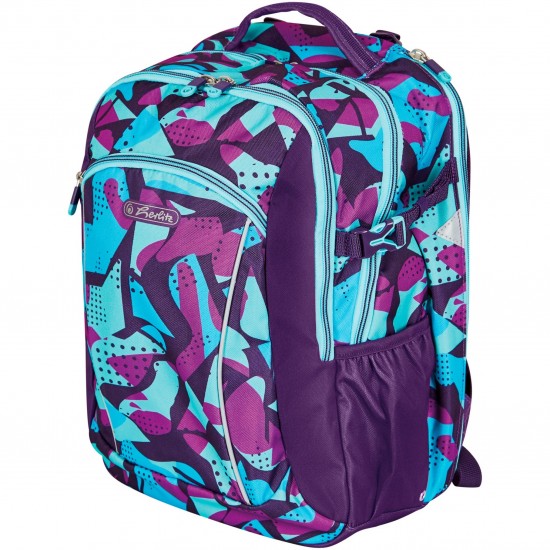 Herlitz Σχολική Τσάντα Ultimate Camo Purple (50043033)