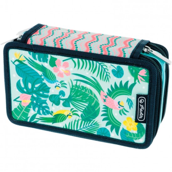 Herlitz TriCase Κασετίνα με 3 θήκες Sweet Jungle (50043408)