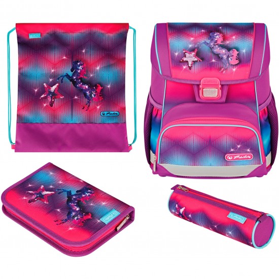 Herlitz Σχολικό Σετ Loop Plus 4σε1 Funky Horse (50043699)