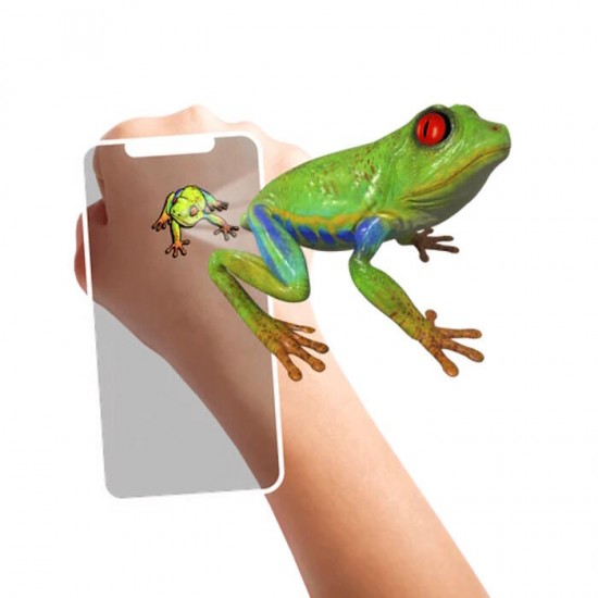 HoloToyz – Holo Heroes Augmented Reality Τατουάζ Επαυξημένης πραγματικότητας που ζωντανεύουν σε κινούμενα σχέδια (HTTA100HoloHer)