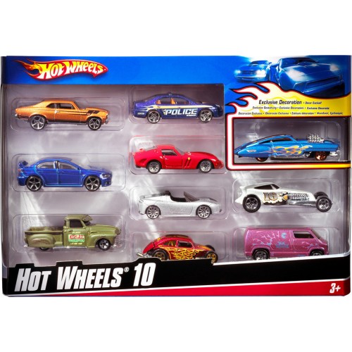 Hot Wheels: Αυτοκινητάκια Σετ των 10 (54886)
