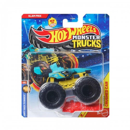 Hot Wheels: Monster Trucks Back to Basics - Slam Prix/Prix Collision 2025 Die-Cast Vehicle (FYJ44/JCD66)