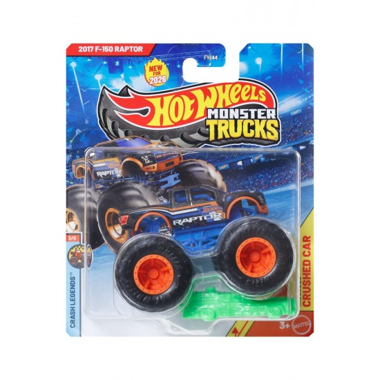 Mattel Hot Wheels Monster Trucks Crash Legends 2017 F-150 Raptor(FYJ44/JHY35) Mattel Hot Wheels Monster Trucks Crash Legends 2017 F-150 Raptor(FYJ44/JHY35)