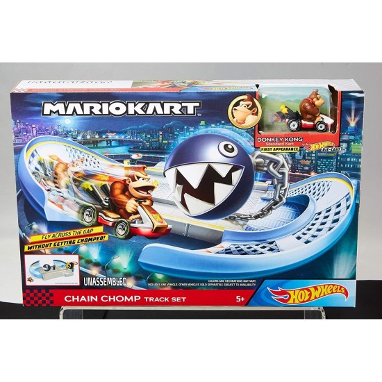Mattel Hot Wheels Mario Kart Chain Chomp Track Set (GKY48)