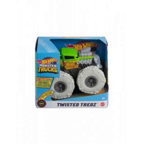 Mattel Hot Wheels Monster Trucks Twisted Tredz Bone Shaker Vehicle (GVK37/GVK38)