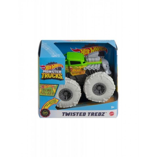 Mattel Hot Wheels Monster Trucks Twisted Tredz Bone Shaker Vehicle (GVK37/GVK38)