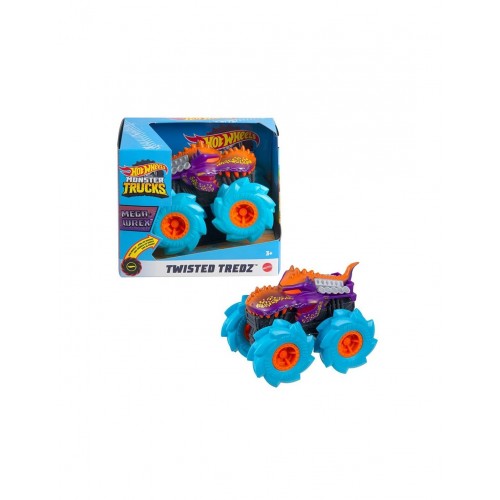 Mattel Hot Wheels Monster Trucks Twisted Tredz Mega Wrex Vehicle (GVK37/GVK39)