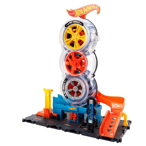 Mattel Hot Wheels Πίστα City Με Περιστρεφόμενες Ρόδες (HDP02)