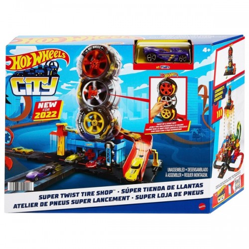 Mattel Hot Wheels Πίστα City Με Περιστρεφόμενες Ρόδες (HDP02)
