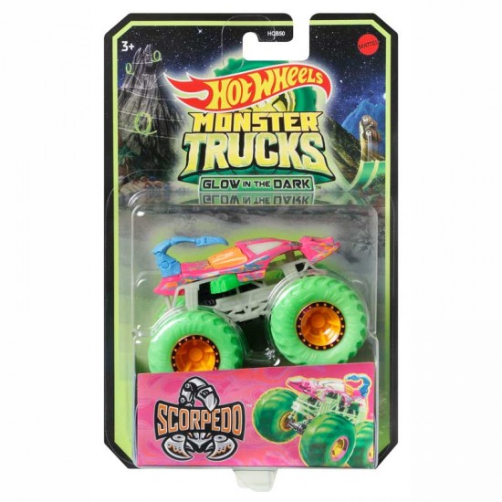 Mattel Hot Wheels Monster Trucks Glow in The Dark Scorpedo (HGD10/HCB50)