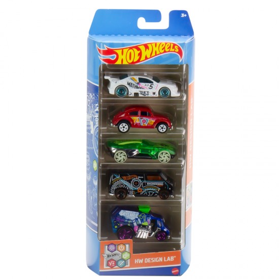 Mattel Hot Wheels - HW Design Lab (Set Of 5) (HLY72/01806)
