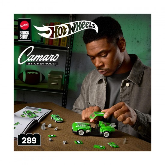 Mattel Hot Wheels: Speed Series Brick Shop - Camaro by Chevrolet Custom '68 Camaro Vehicle (JFT16)