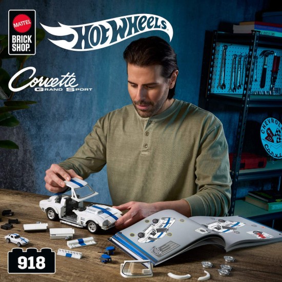 Mattel Hot Wheels Elite Series: Αυτοκίνητο Corvette (JGR31)