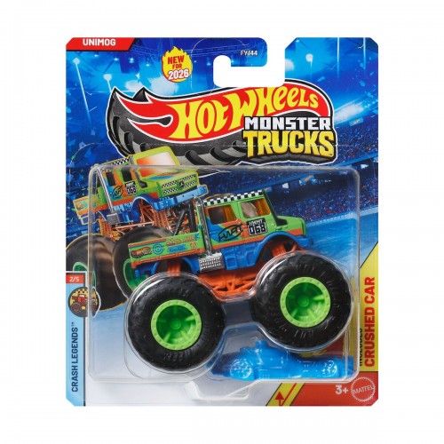 Mattel Hot Wheels - Monster Trucks Crash Legends - Unimog Die-Cast Vehicle (FYJ44/JHY34)