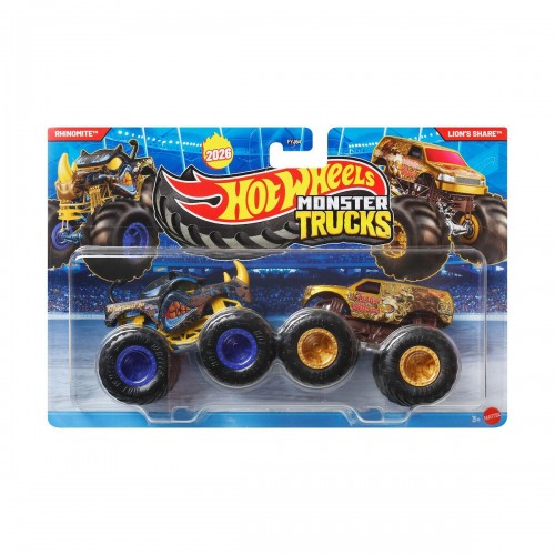 Mattel Hot Wheels - Monster Trucks Rhinomite VS Lion's Share (FYJ64/JHY82)