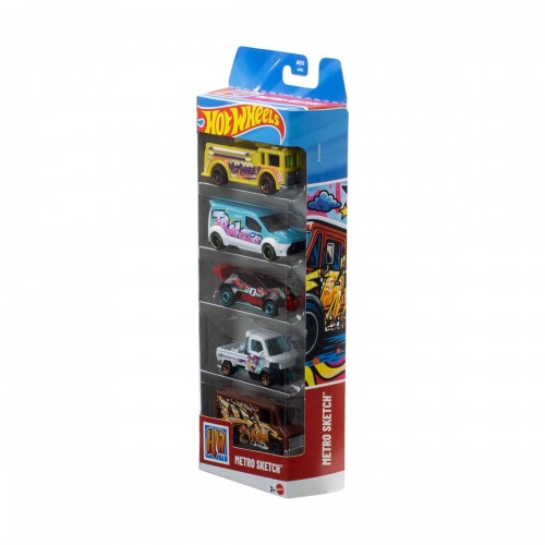 Mattel Hot Wheels - Metro Sketch (Set Of 5) (JKG13)
