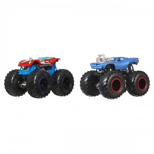 Mattel Hot Wheels Monster Trucks Demolition Doubles Twin Mill Vs Rodger Dodger Vehicles (FYJ64/JLV80)