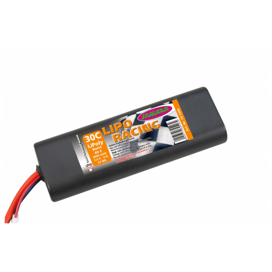 Battery LiPo-Racing 7,4V 5000m Ah 2N(141390)