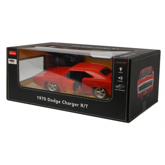 Jamara Dodge Charger R/T 1970 1:16 red 2,4GHz Manual door (402116)