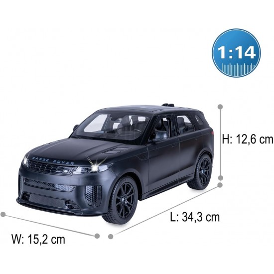 Jamara Range Rover Sport SV 1:14 black 2,4GHz manual door(402245)