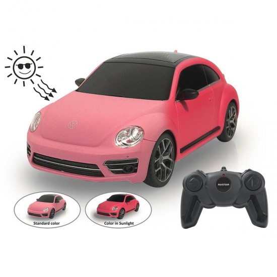 Jamara VW New Beetle 1:24 pink/red 2,4GHz UV Photochromic Series (403004)