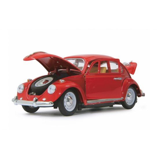VW Beatle 1:18 RC Die Cast Red 27MHz(405110)