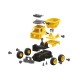 Jamara Dump Truck First RC Kit 27-part with cordless screwdriver (405226)