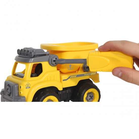 Jamara Dump Truck First RC Kit 27-part with cordless screwdriver (405226)