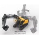 Jamara DiggerVolvo EC160E Metal 1:16 with Shell grab and Demolition hammer (406300)