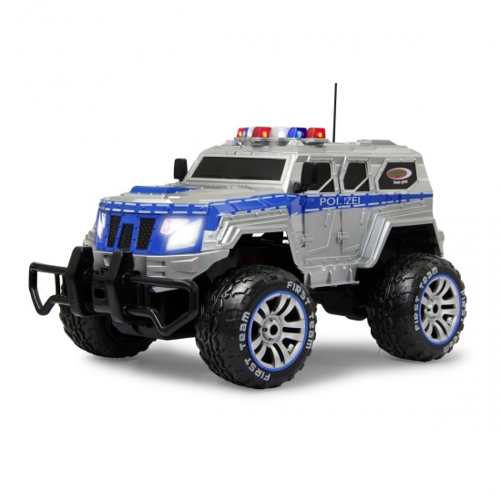 Jamara Police amored car Monstertruck 1:12 27MHz LED incl. Battery & Charger (410032)