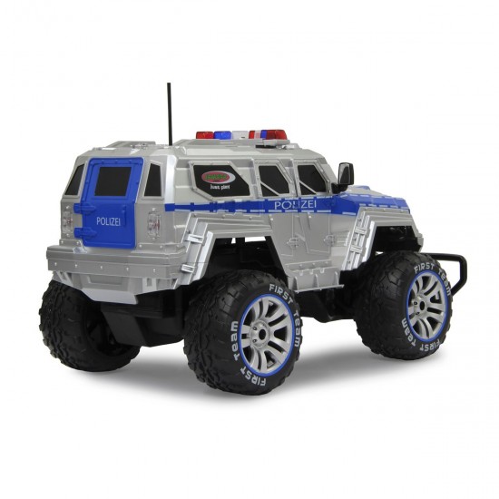 Jamara Police amored car Monstertruck 1:12 27MHz LED incl. Battery & Charger (410032)
