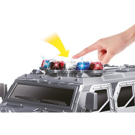 Jamara Police amored car Monstertruck 1:12 27MHz LED incl. Battery & Charger (410032)