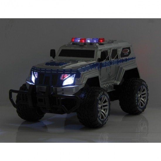 Jamara Police amored car Monstertruck 1:12 27MHz LED incl. Battery & Charger (410032)