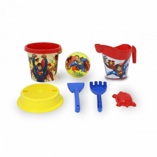 Jamara Superman sand bucket set with watering can 7-part (410133)
