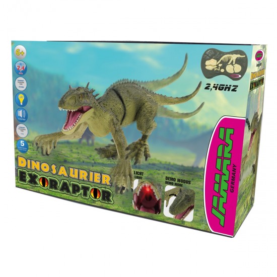 Jamara Dinosaur Exoraptor Li-Ion 3,7V 2,4GHz grey (410180)