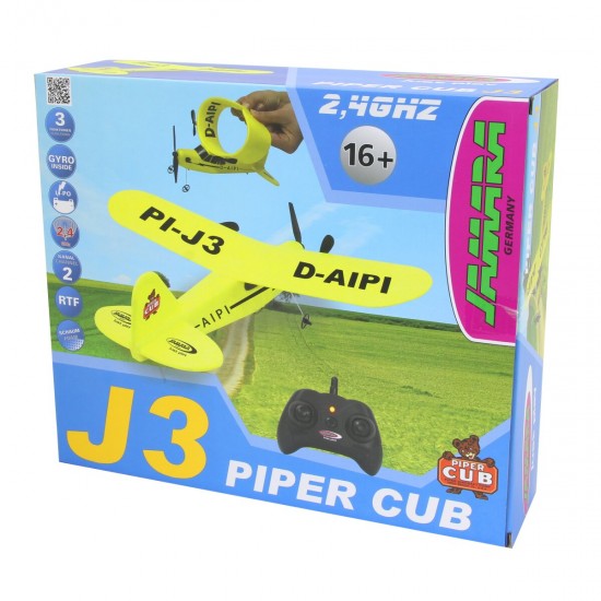 Jamara Piper J3-CUB Plane 2,4 GHz Gyro 2CH (410191)