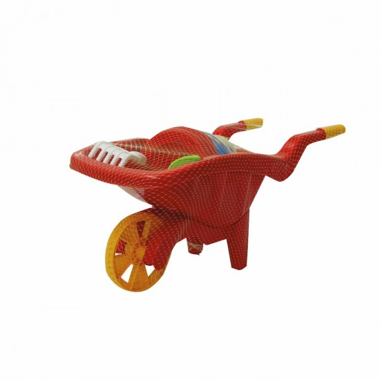 Jamara Sandbox Set with wheelbarrow red 6-part (460266) Jamara Sandbox Set with wheelbarrow red 6-part (460266)