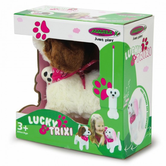 Jamara Lucky RC Furry Dog white/brown 27MHz (460340)