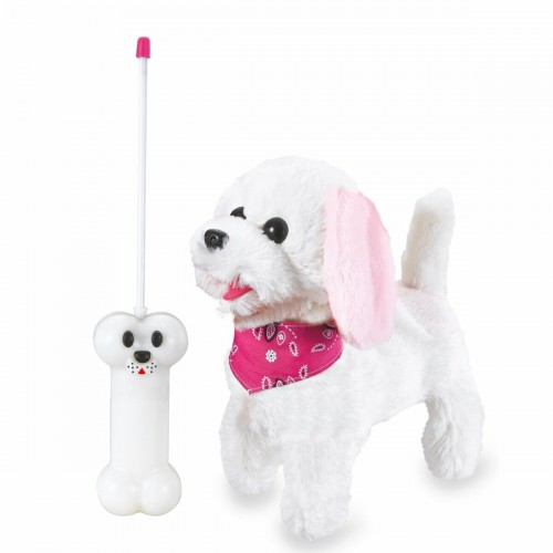 Jamara Trixi RC Furry Dog white/pink 27MHz (460341)