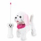 Jamara Trixi RC Furry Dog white/pink 27MHz (460341)
