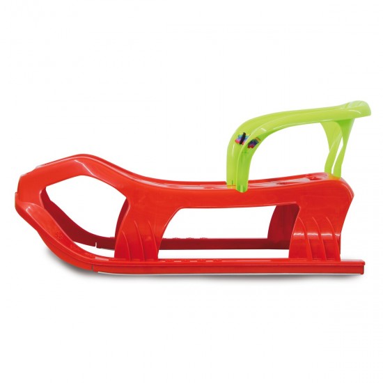 Jamara Snow Play Sled Snow-Star 90cm red with backrest (460366)