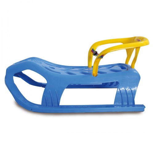 Jamara Snow Play Sled Snow-Star 90cm blue with backrest (460367)
