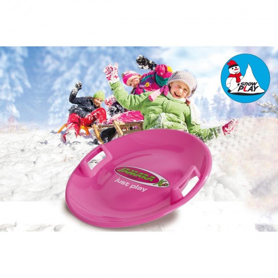 Jamara Snow Play Round Snow Sledge 60cm pink (460371)