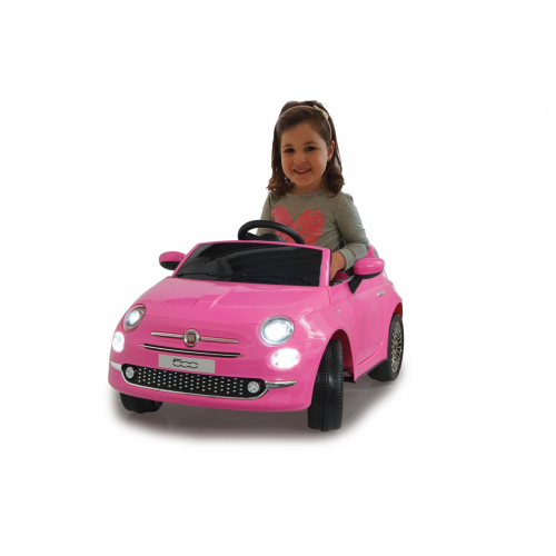 JAMARA Ride-on Fiat 500 pink 12V (460443)
